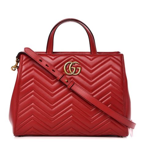 gucci marmont matelasse red|gucci marmont matelasse tote.